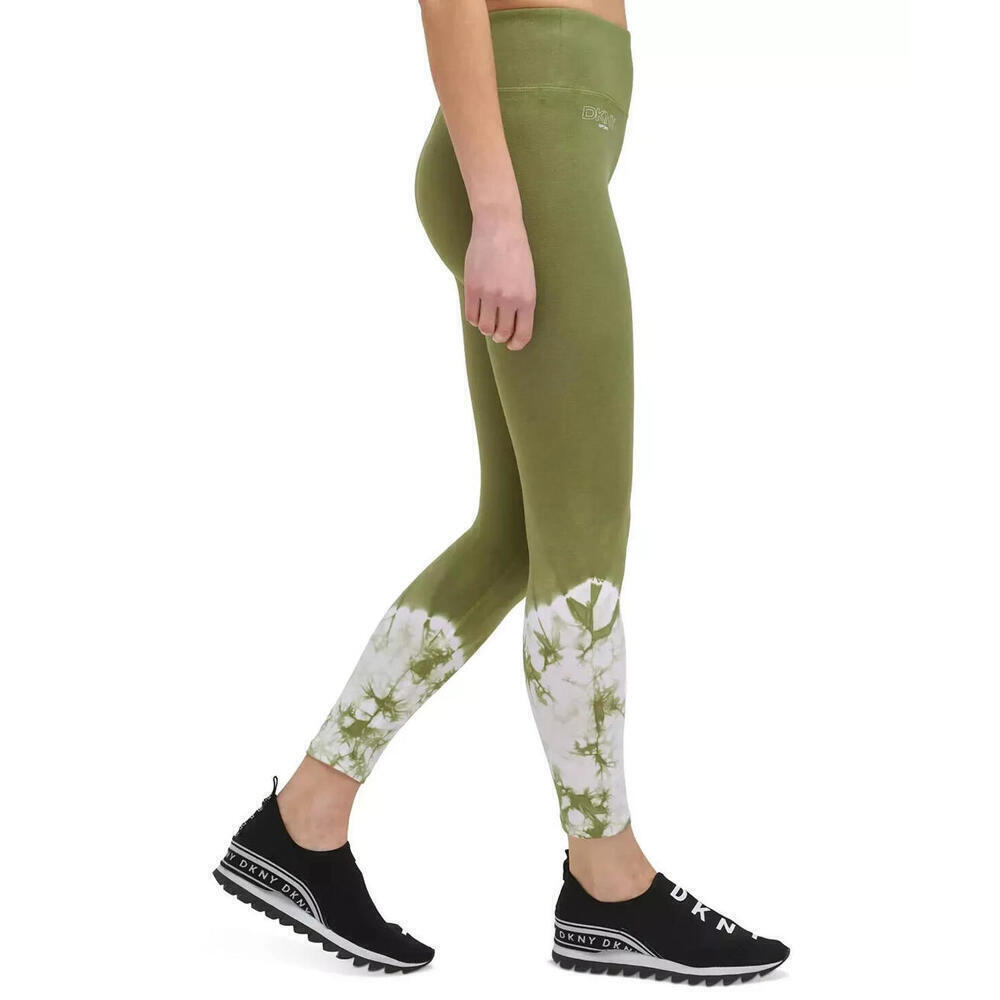 New DKNY Sport Women s Tie-Dyed-Hem 7/8 Leggings, Size: M - Picture 4 of 4